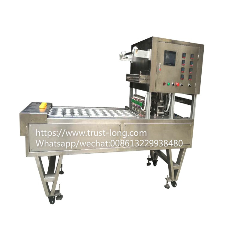  Automatic cup sealing machine for plastic or paper 
