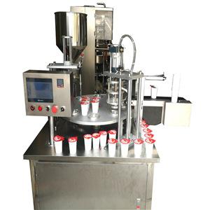 China manufacturing rotary yogurt cup filling machine to Africa Kenya