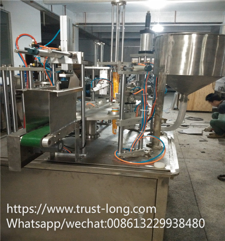 China made automatic paper tube calippo ice cream filing machine to USA