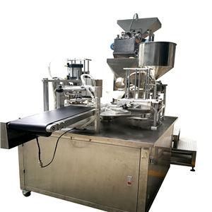 China rotary cup pudding fruit filling machine