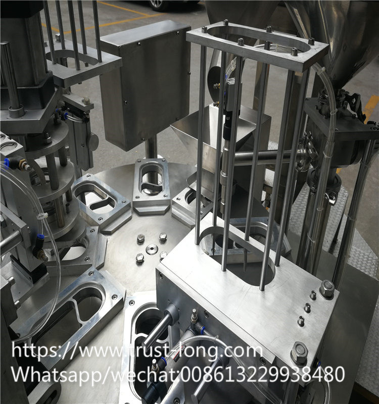 China rotary cup pudding fruit filling machine