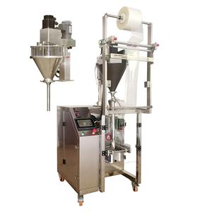 VFFS Long straight auger fine sticky powder coffee drip packing machine
